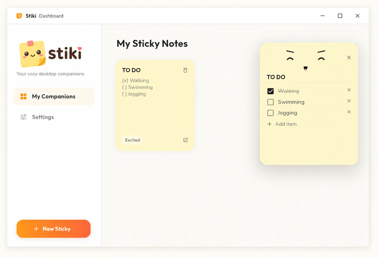 Stiki app preview 2